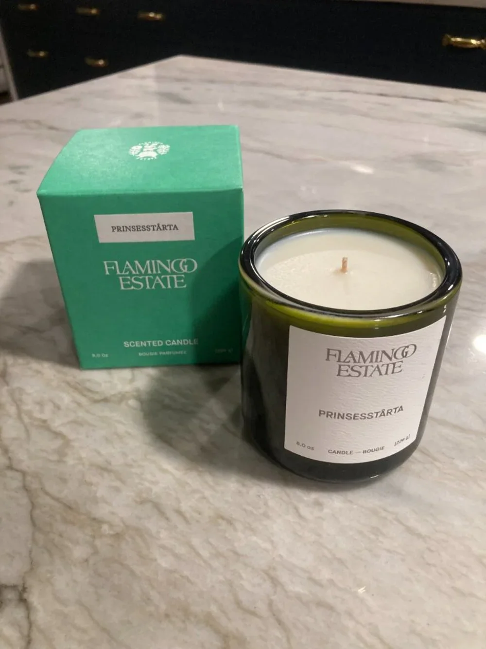 FLAMINGO ESTATE Prinsesstarta Scented Candle - 8oz. w/box - NIB - 25% OFF!